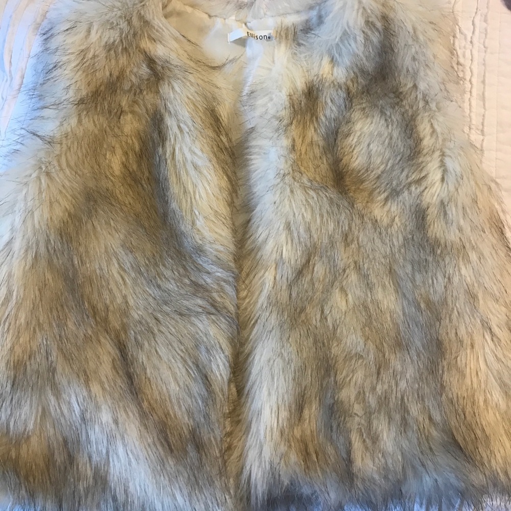 Ellison Faux Fur Vest